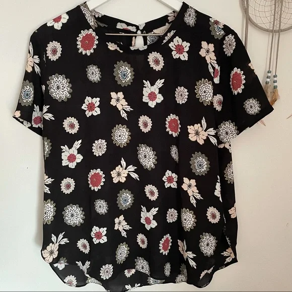 Loft floral top Size L - Picture 2 of 7